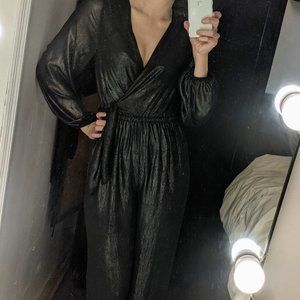 Disco jumpsuit - new year's eve silver party